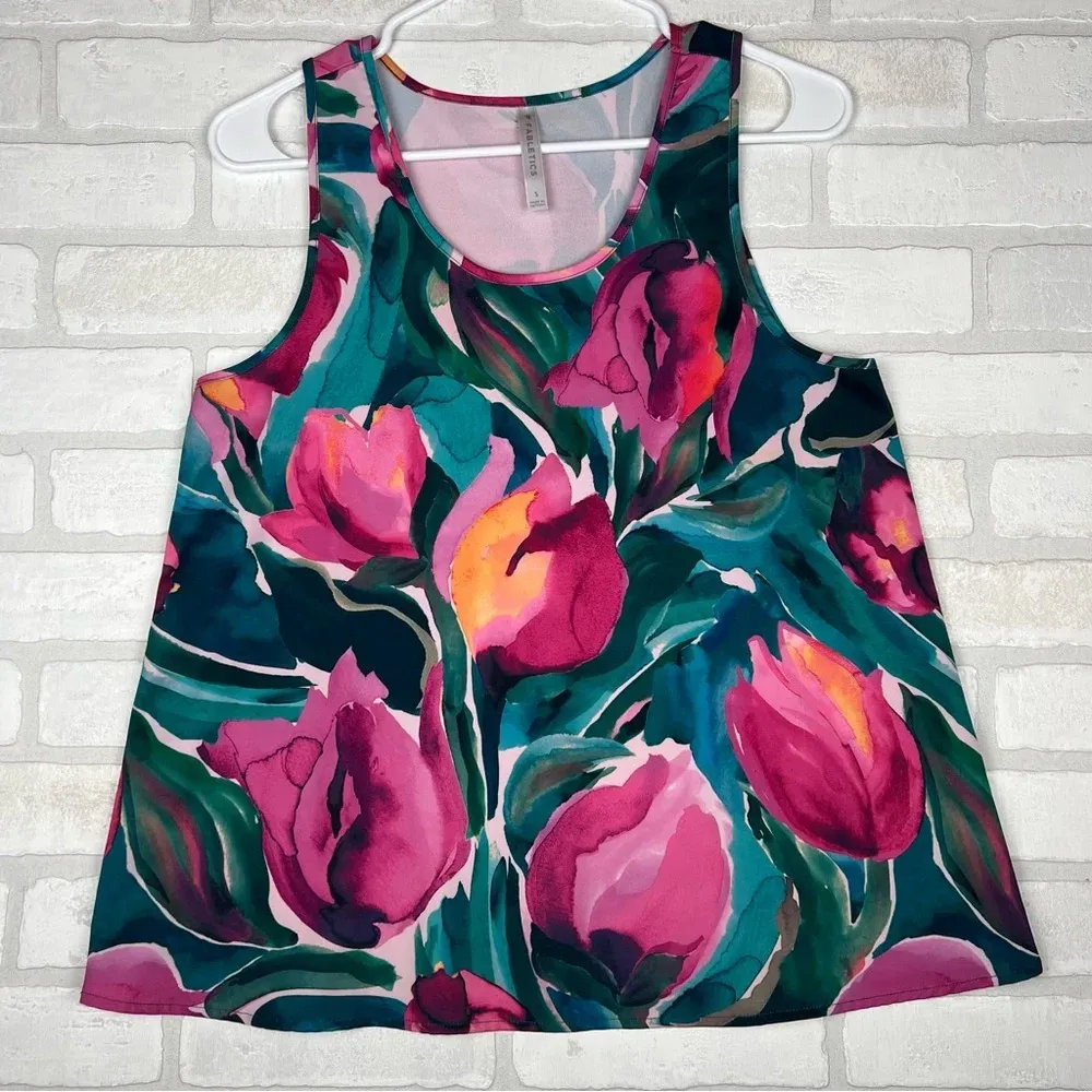 Fabletics Sleepy Tack‎ in Painted Tulips, Size Small - Image 3