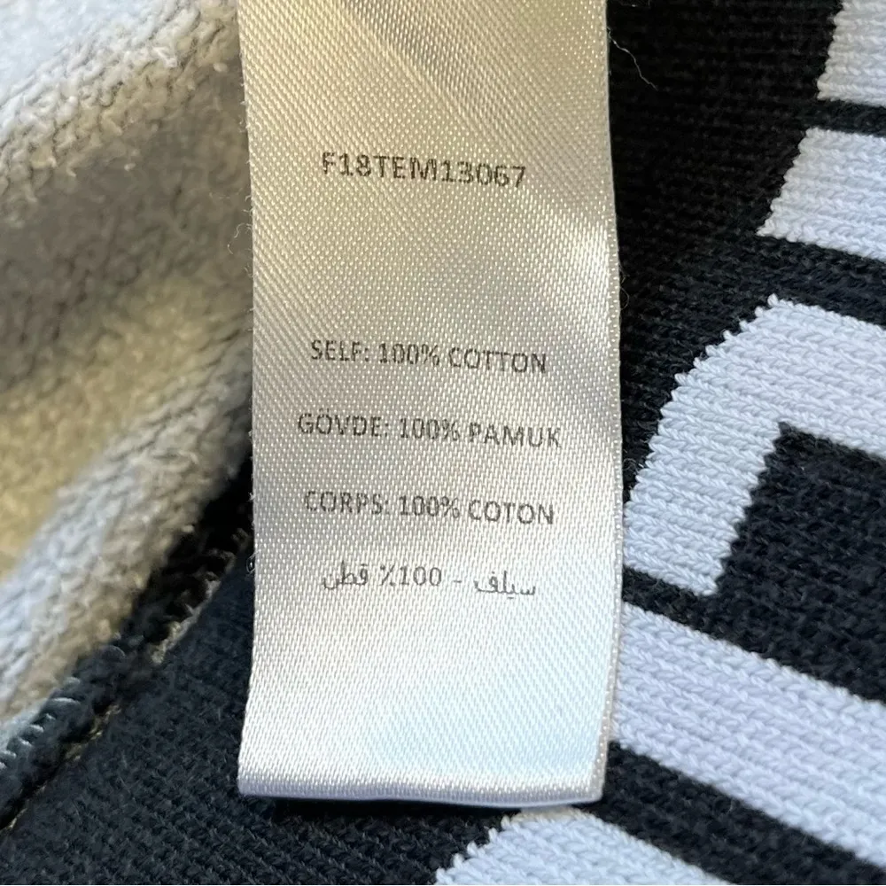 Elastic Logo Gray Jogger Sweatpants Small - Image 15