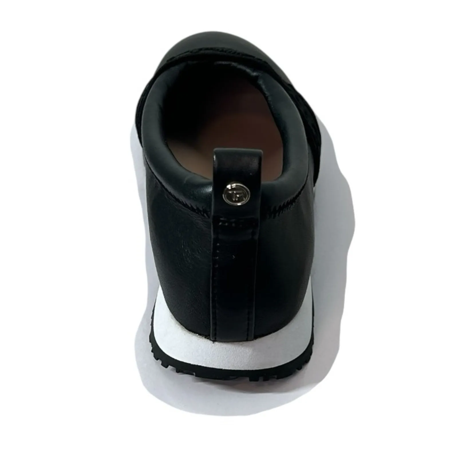 Taryn Rose Charlotte Black & White Leather Slip-On Sneakers Size 5 NIB - Image 5