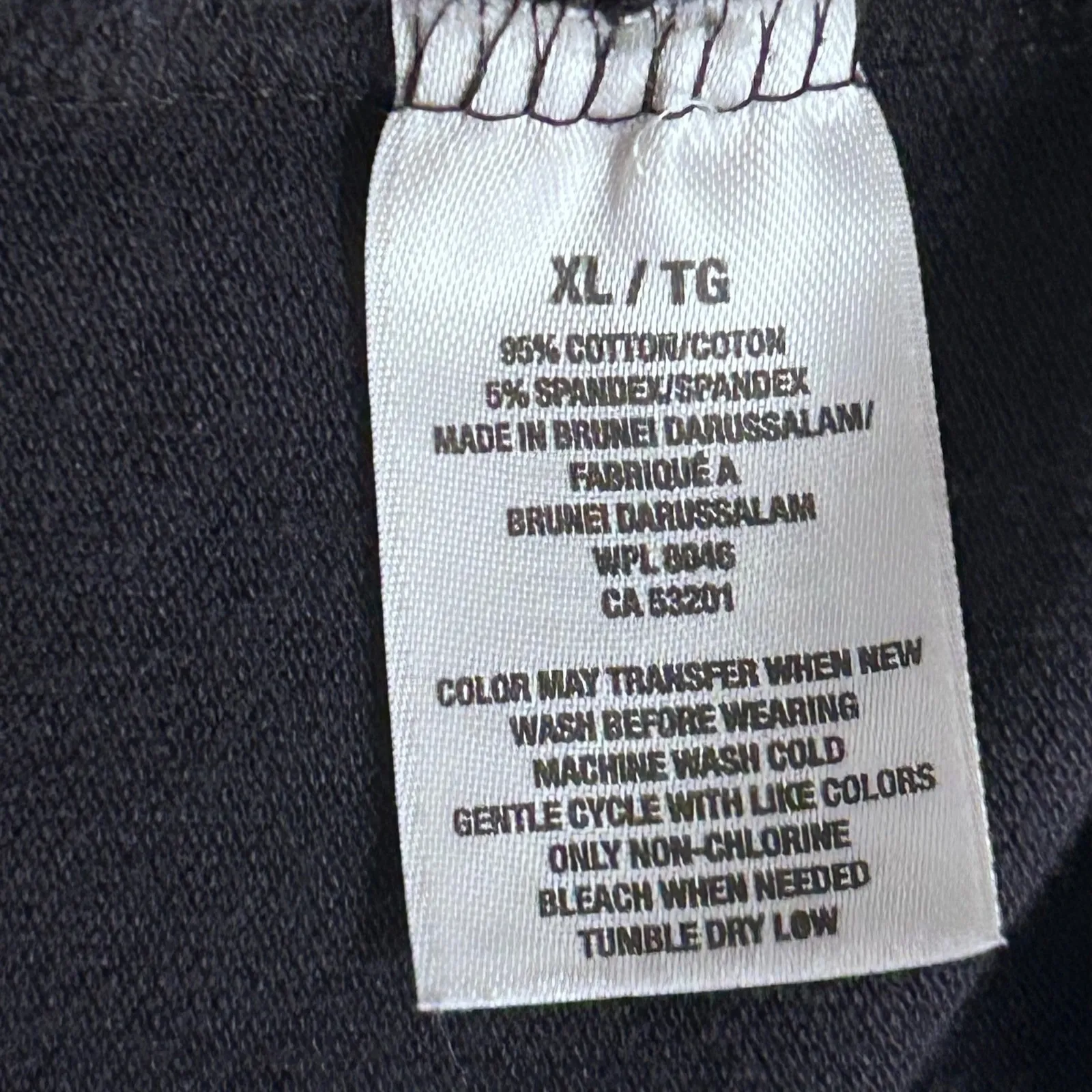 Aeropostale Skinny Polo Shirt XL Black - Image 9