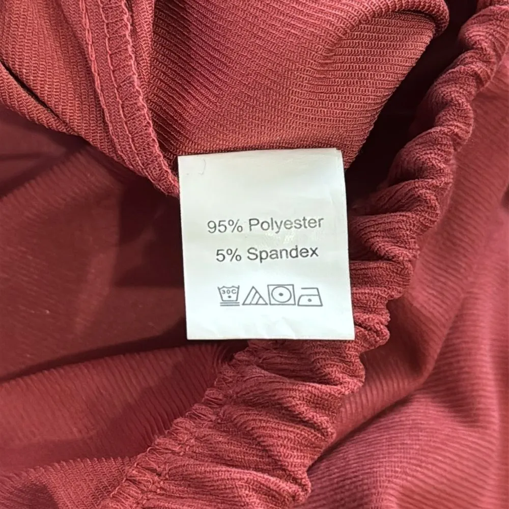 ROMWE Raspberry Cropped Bomber Zip Up Jacker Size S - Image 9