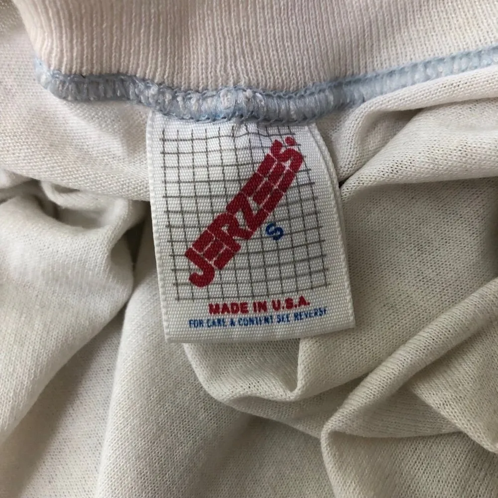 Vintage 90s US Marine Corps Bulldog Graphic Shirt Small White - Image 11