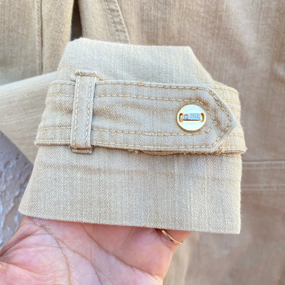 St. John Sport stud detailed jacket Size M - Image 8