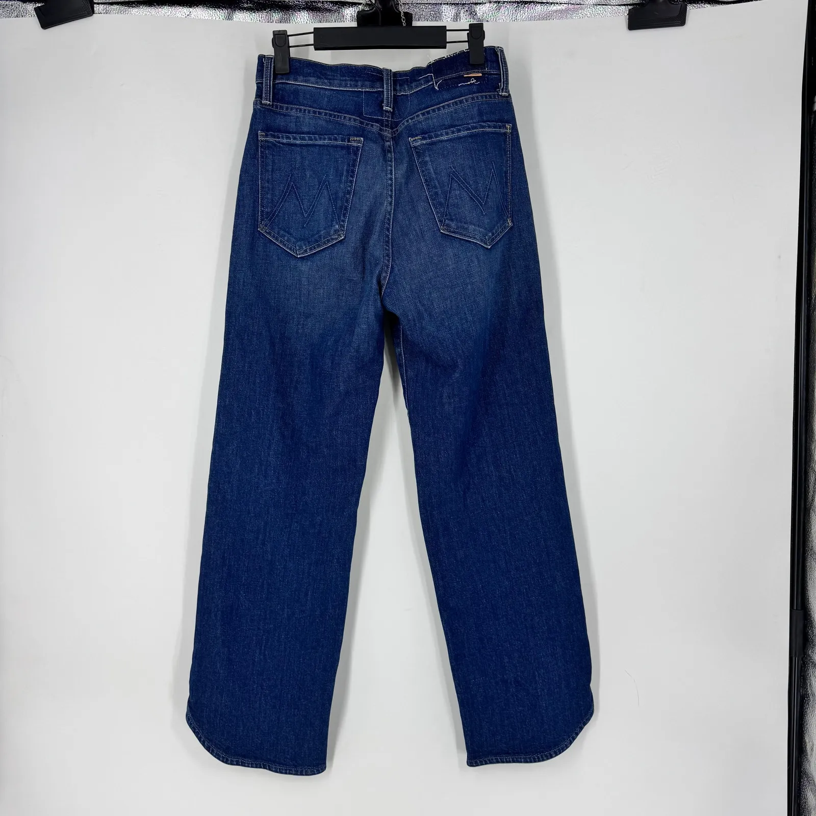 Mother Denim Rambler Zip Matinee Ankle Jeans in let's wine about it - Image 4