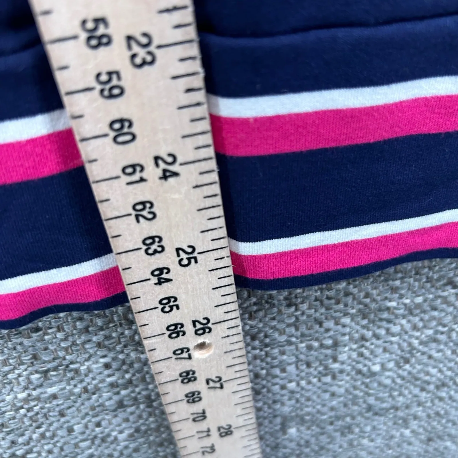 Chicos‎ Womens Striped Top Size XL Or 3 Old Money Preppy Short Sleeve Blouse - Image 12