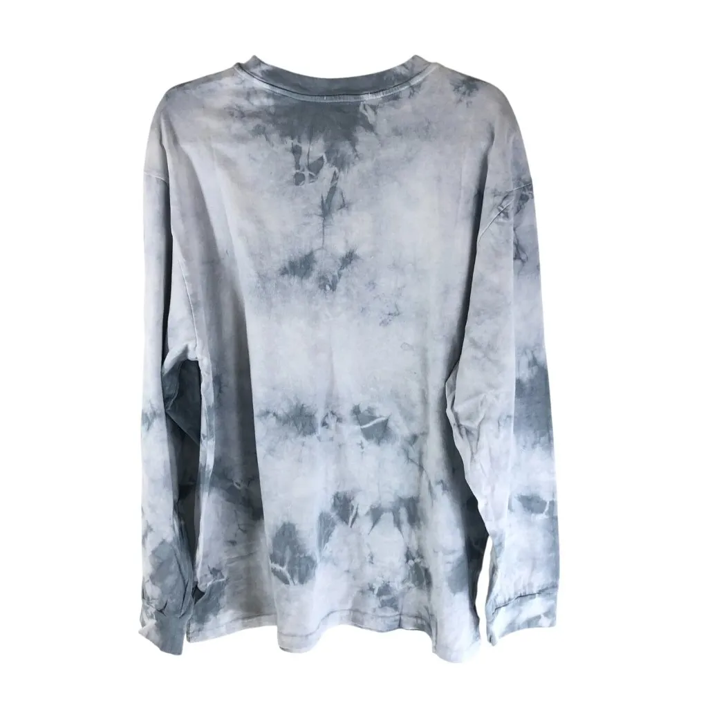 Lacausa Lolo Henley Medium Weight Organic Cotton Jersey Unisex Fit Blue L - Image 6