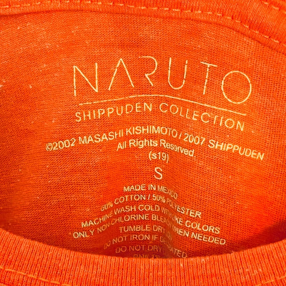 Naruto Bright Orange Graphic Tee Shirt New S - Image 3