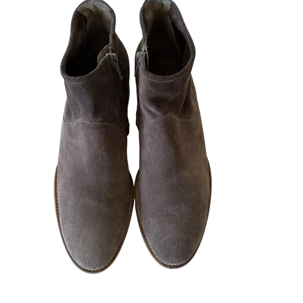 Paul Green Logan SUEDE Booties US 8 UK 5.5 Shoes Ankle Bootie Side Zip BOHO - Image 3