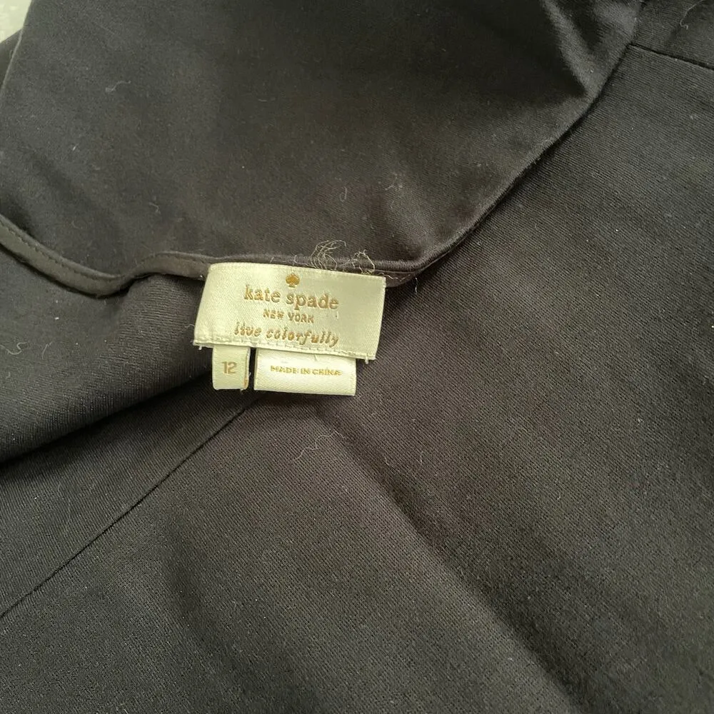 new NWOT Kate Spade Peplum Shirt with bow straps, Size 12 - Image 4