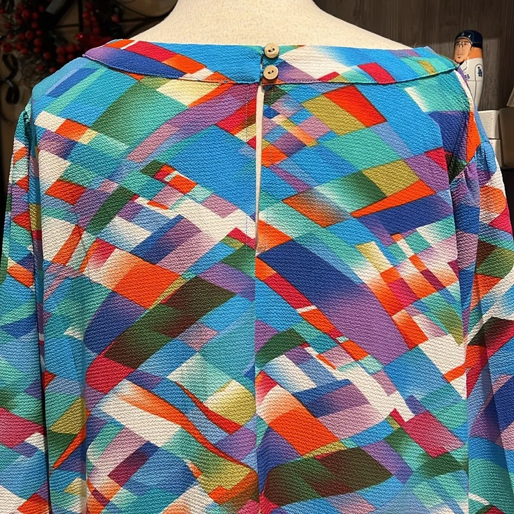 Loralette plus size funky town print Y2K - Image 8