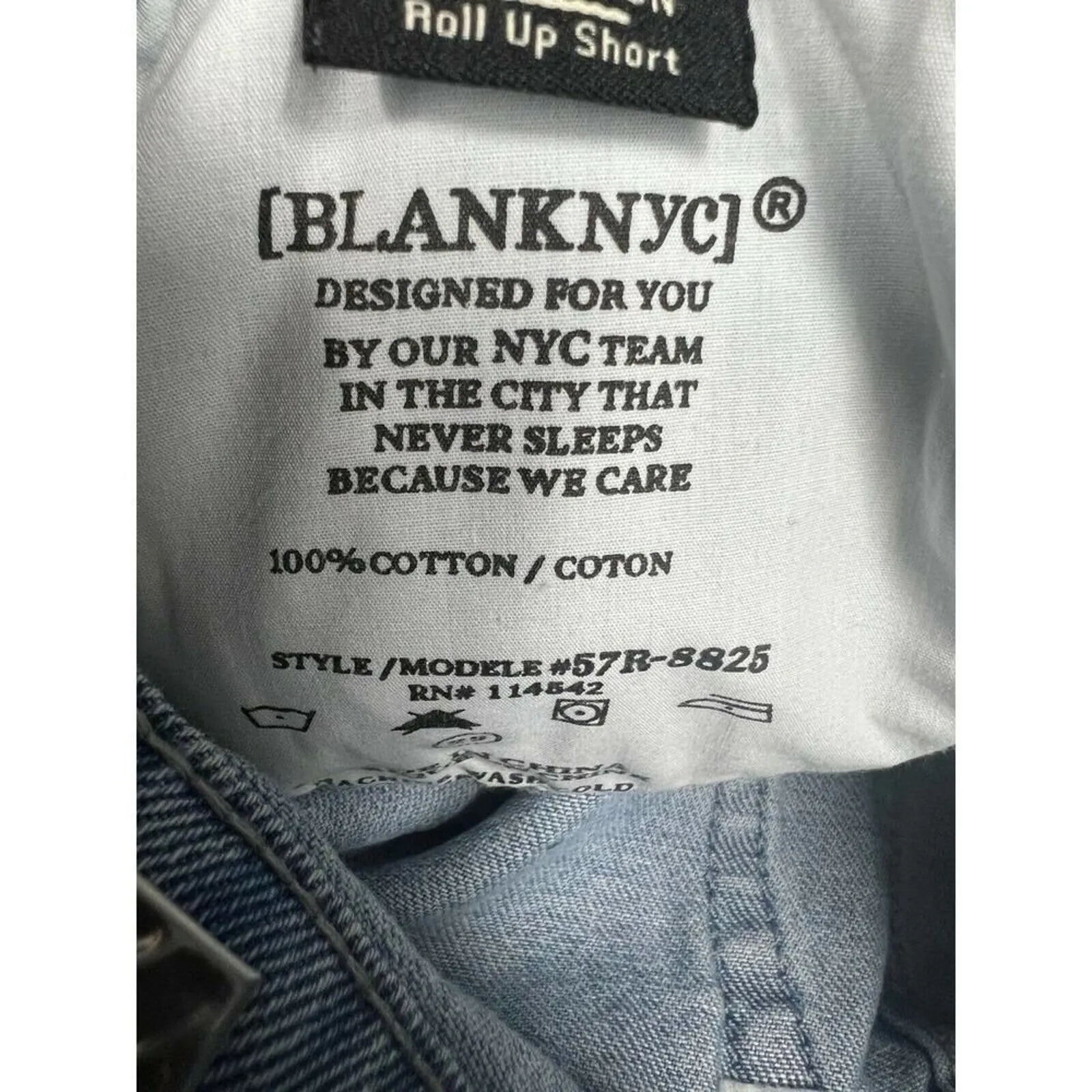 BlankNYC The Fulton Denim Roll up Mid Rise Cut - Image 2