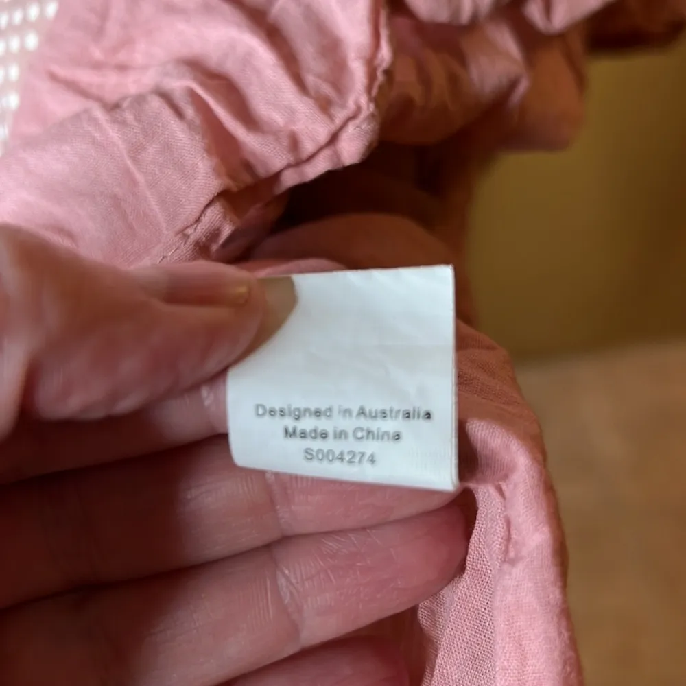 Showpo. Made in Australia Blush Rose & White Mini Dress Size 6 - Image 13