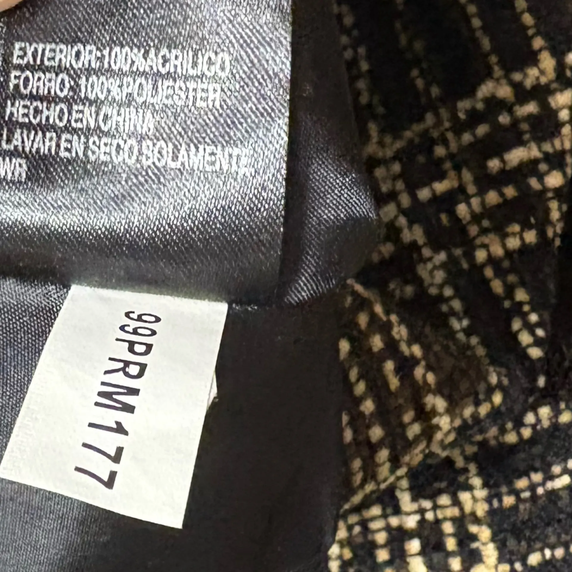 Preston & York Brown Plaid‎ Blazer Size 18 - Image 6