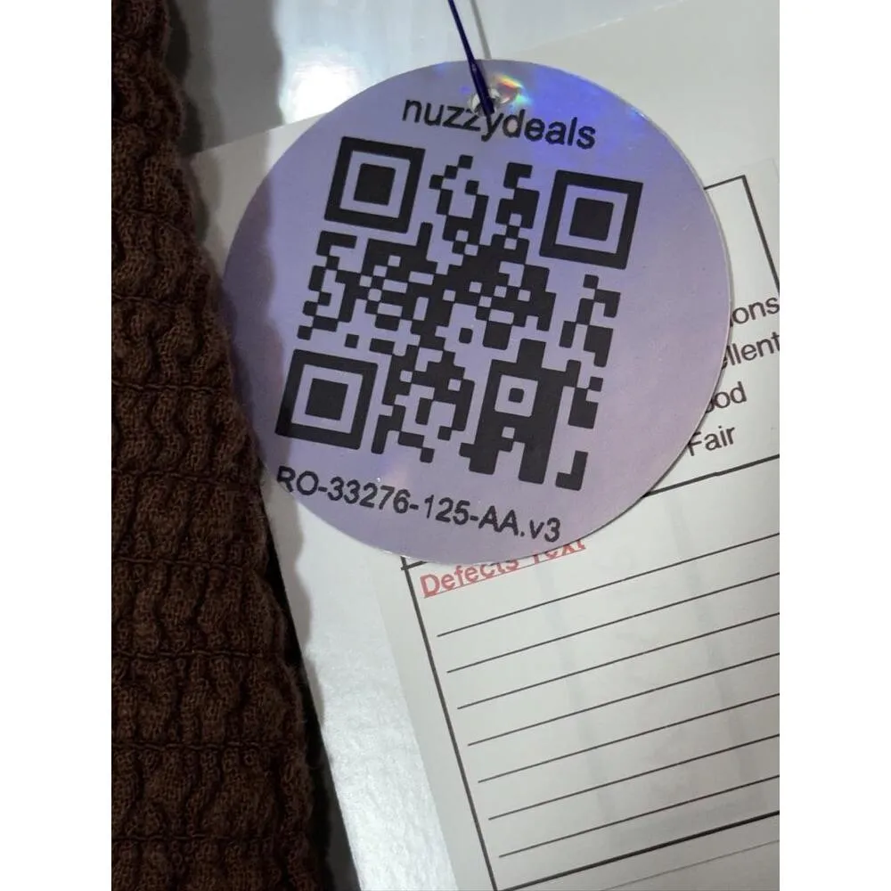 Abercrombie & Fitch Brown Ruffle Smocked Babydoll Strapless Tube Top Size Small - Image 8