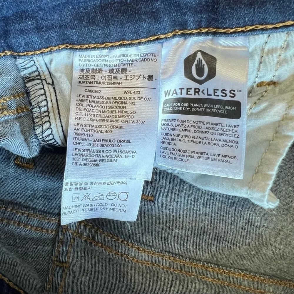 Levis Premium 720 Super Skinny Womens Jeans Denim 26x32 26 32 Stretch High Rise - Image 5