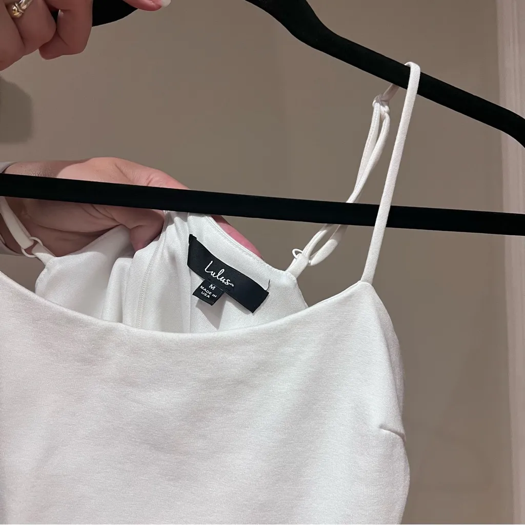 Lulus White Ruffled Bodycon Mini Dress - Image 6