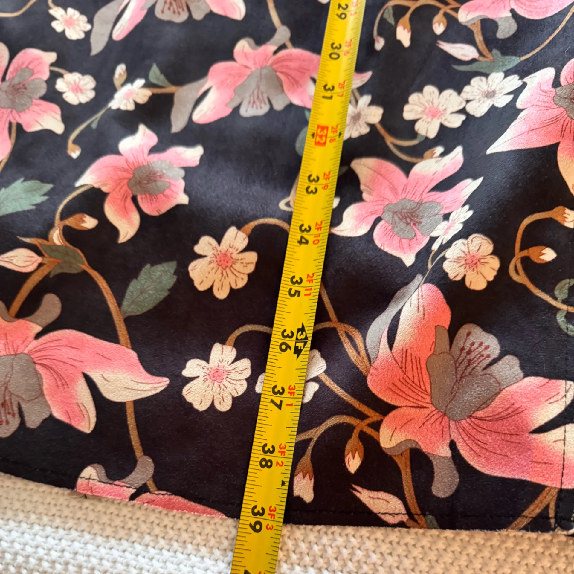 KATE & MALLORY Sleeveless Floral Midi Wrap Dress - Pink & Black - Image 16