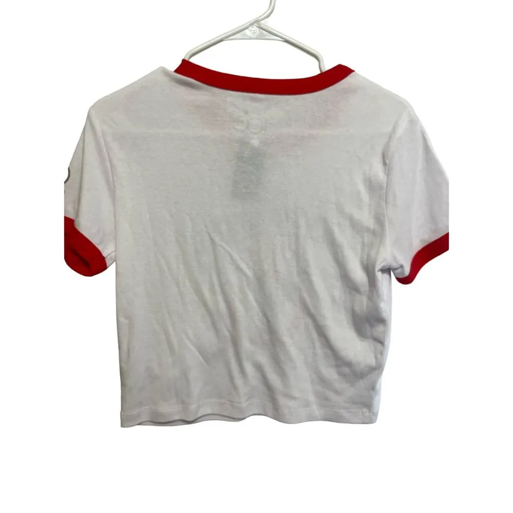 Womens xl Disney 100 years cropped shirt (nwt) (b44) - Image 2