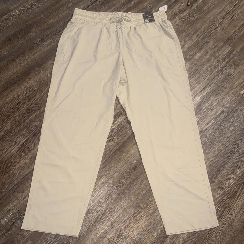 Gap Fit Runaround Pant XL NWT Khaki Athletic Lounge Gym Elastic Waist Bottoms - Image 6