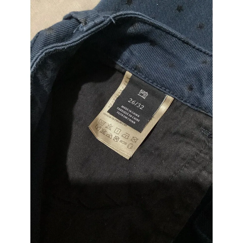 Scotch & Soda Navy Blue Mid Rie Skinny Jeans Star Printed 26 - Image 8