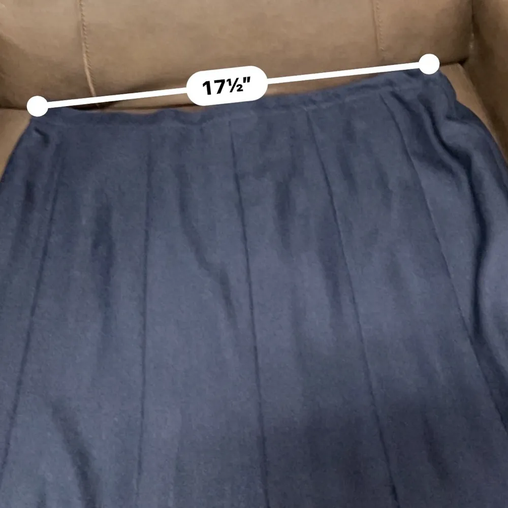 Women's BFA Classics Blue Pleated Skirt Size 20W - Image 6