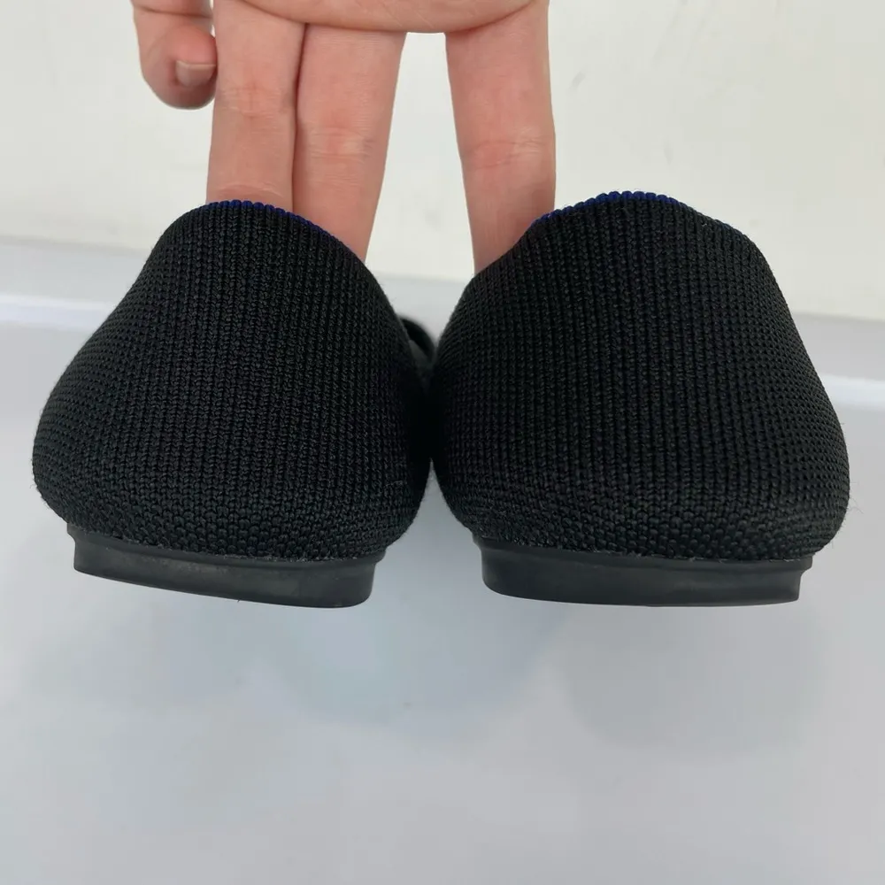 Rothy's  Black Rounded Toe Ballet Flats Sz 8 - Image 9