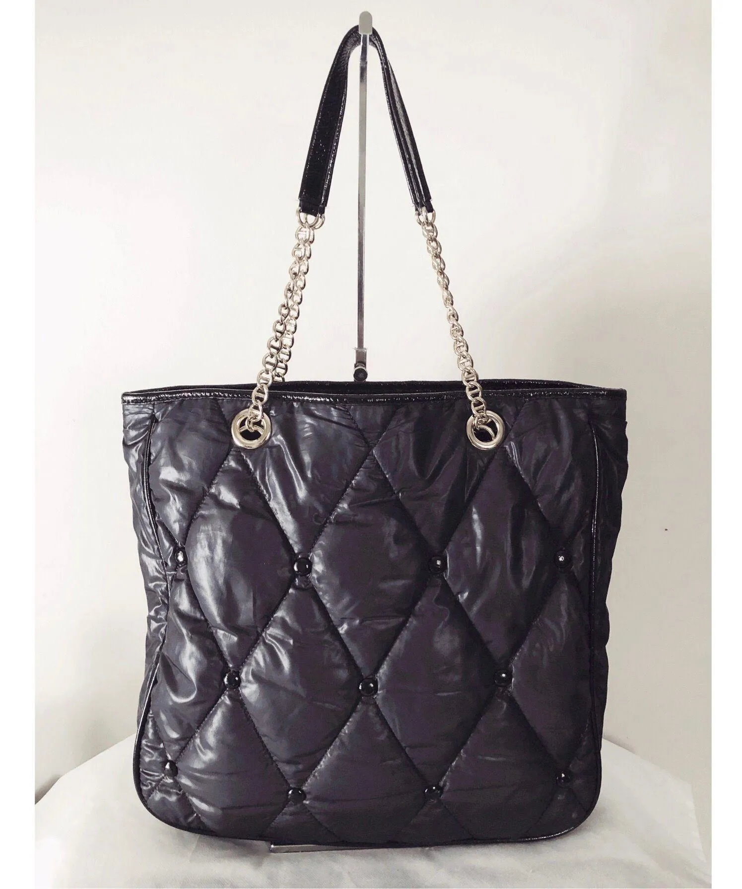 Black Nylon Tote - Image 5