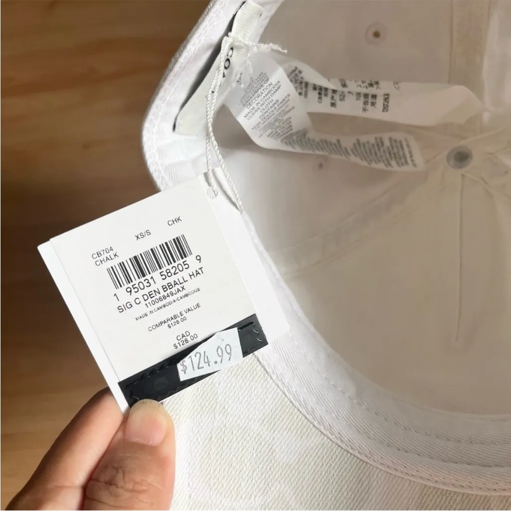 Coach Signature Denim Baseball Hat #CB704 - Image 7