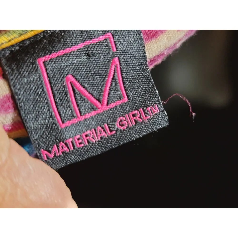 Material Girl  Jumpsuit Women's Size Large Multicolor Polyester Off The Shoulder - Image 2