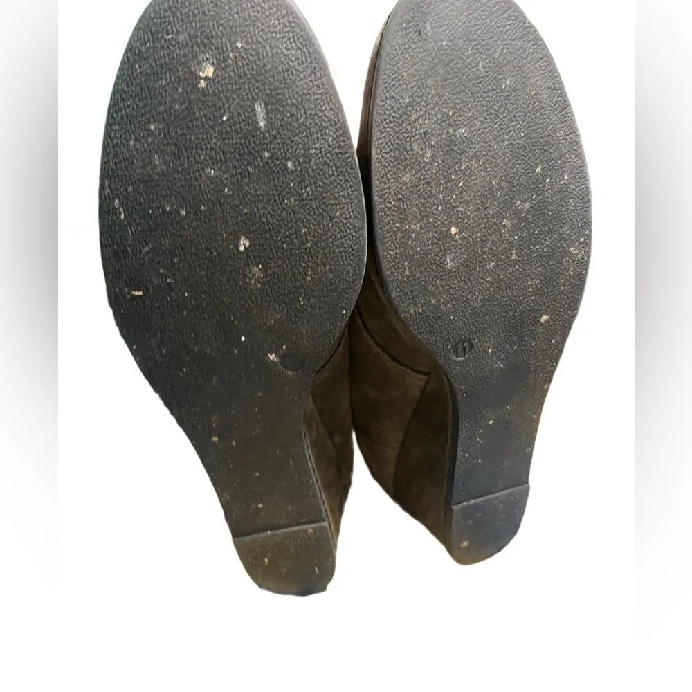 Michael Shannon Rebeka SUEDE WEDGE ANKLE BOOTS - Image 10