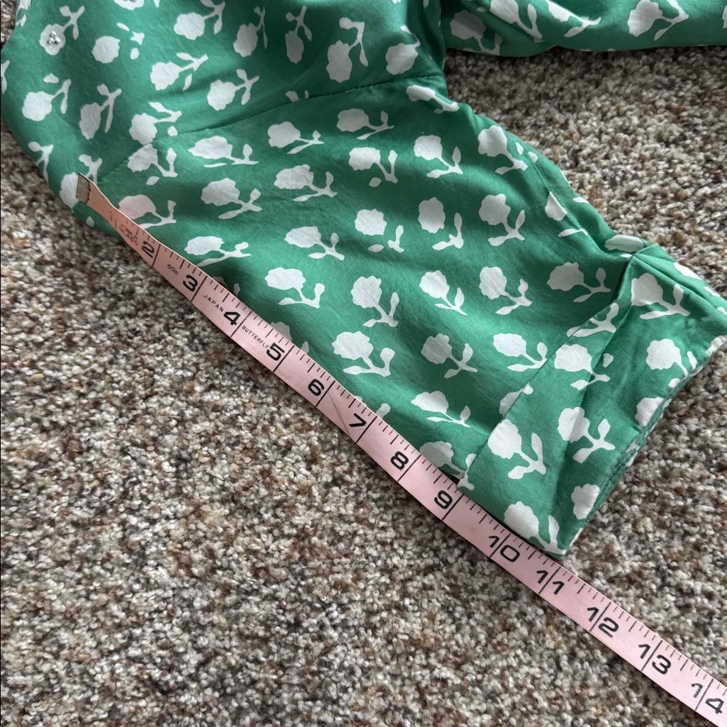 Floral mint Green Midi Dress - Image 8