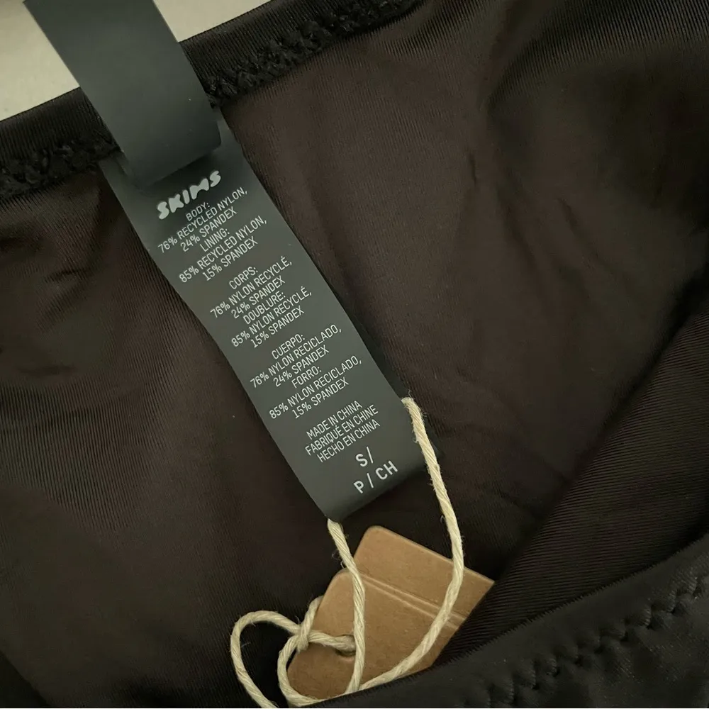 NWT Skims Bikini 2pc Set Swimwear Onyx Black Size S - Image 10