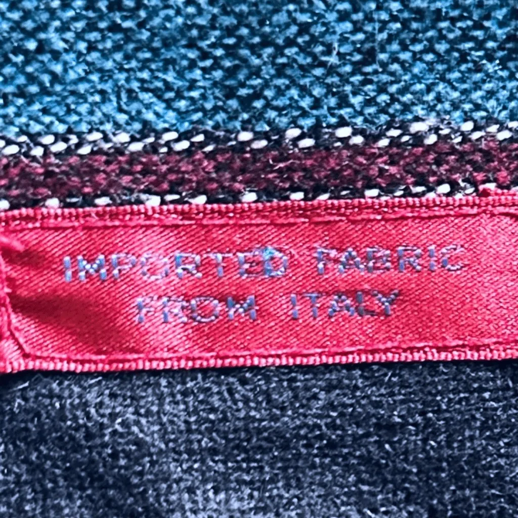 Taylor & Spencer Red Maroon Blue Purple Black Plaid A - Image 5