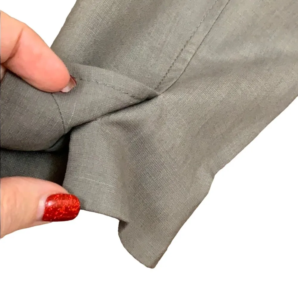 Badgley Mischka Gray Wool Blend Blazer - Image 5