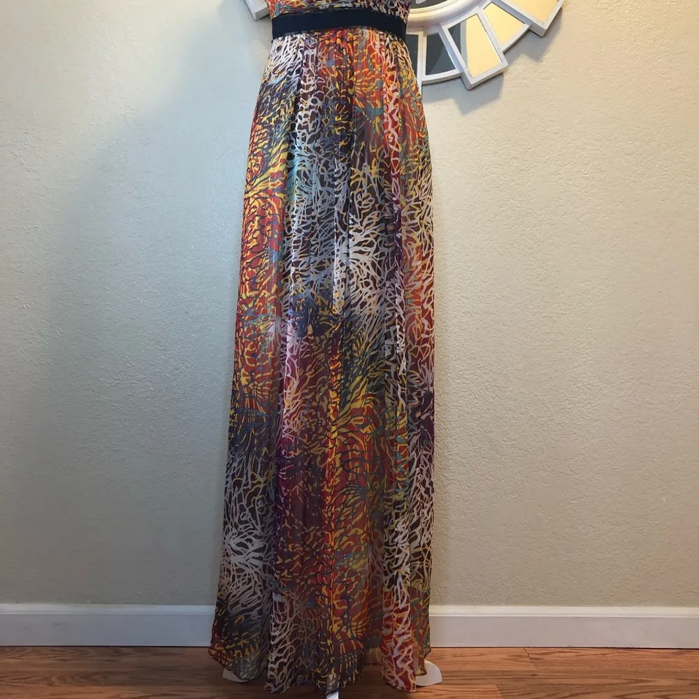 BCBGMaxAzria Inga One-Shoulder Silk Dress - Image 5