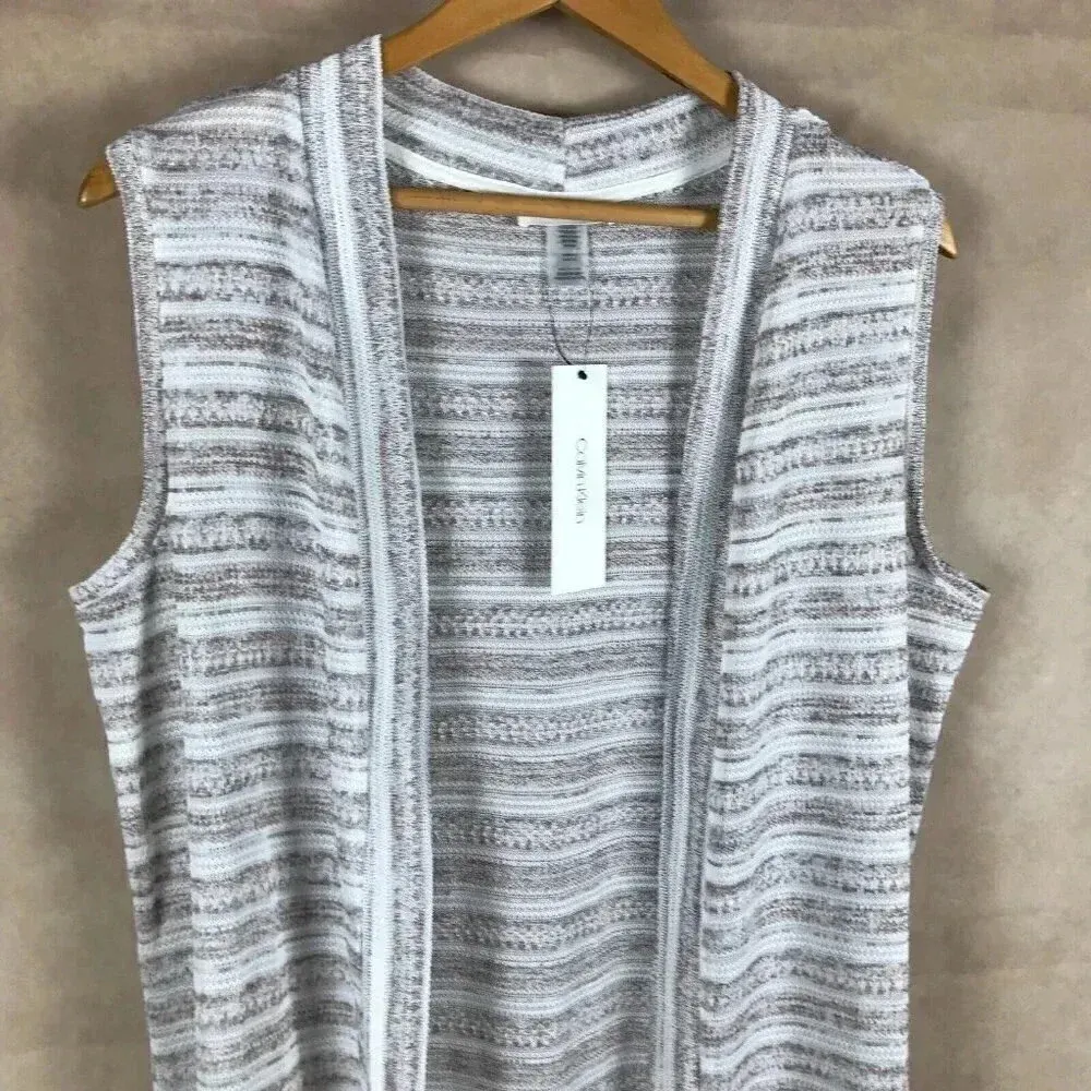 CALVIN KLEIN Long Cardigan Duster ONE SIZE NWT - Image 6