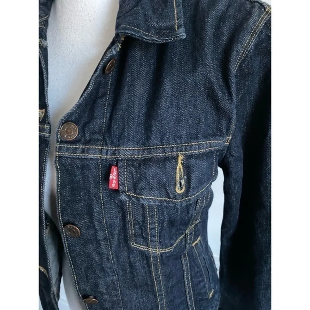 Levi’s • Dark Wash Original Trucker Jean Jacket - Image 95