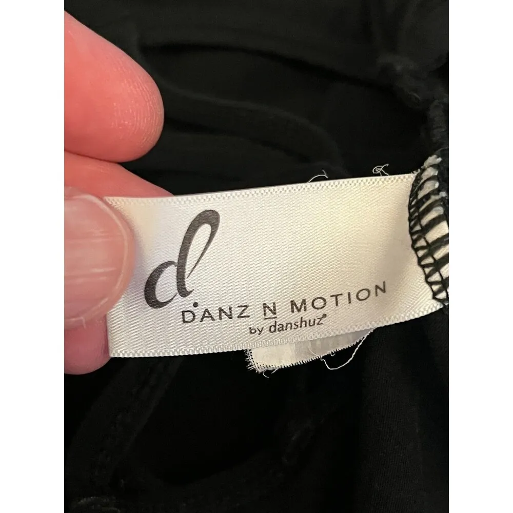 Danz N Motion Leotard Womens Small Black Strappy Back Bodysuit Dance Gymnastics - Image 4