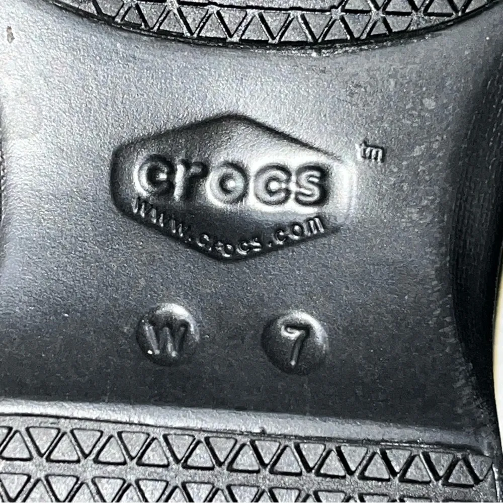 Crocs Black & Gray Leopard Print Neria Pro Slip Resistant Work Clogs Shoes 7 - Image 9