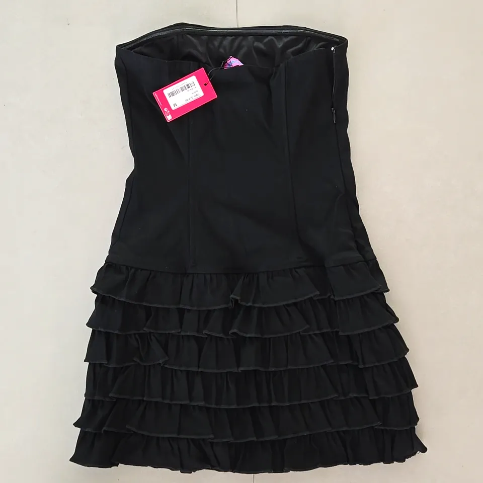 NWT! Edikted Strapless Tiered Ruffle Hem Minidress Size M - Image 5