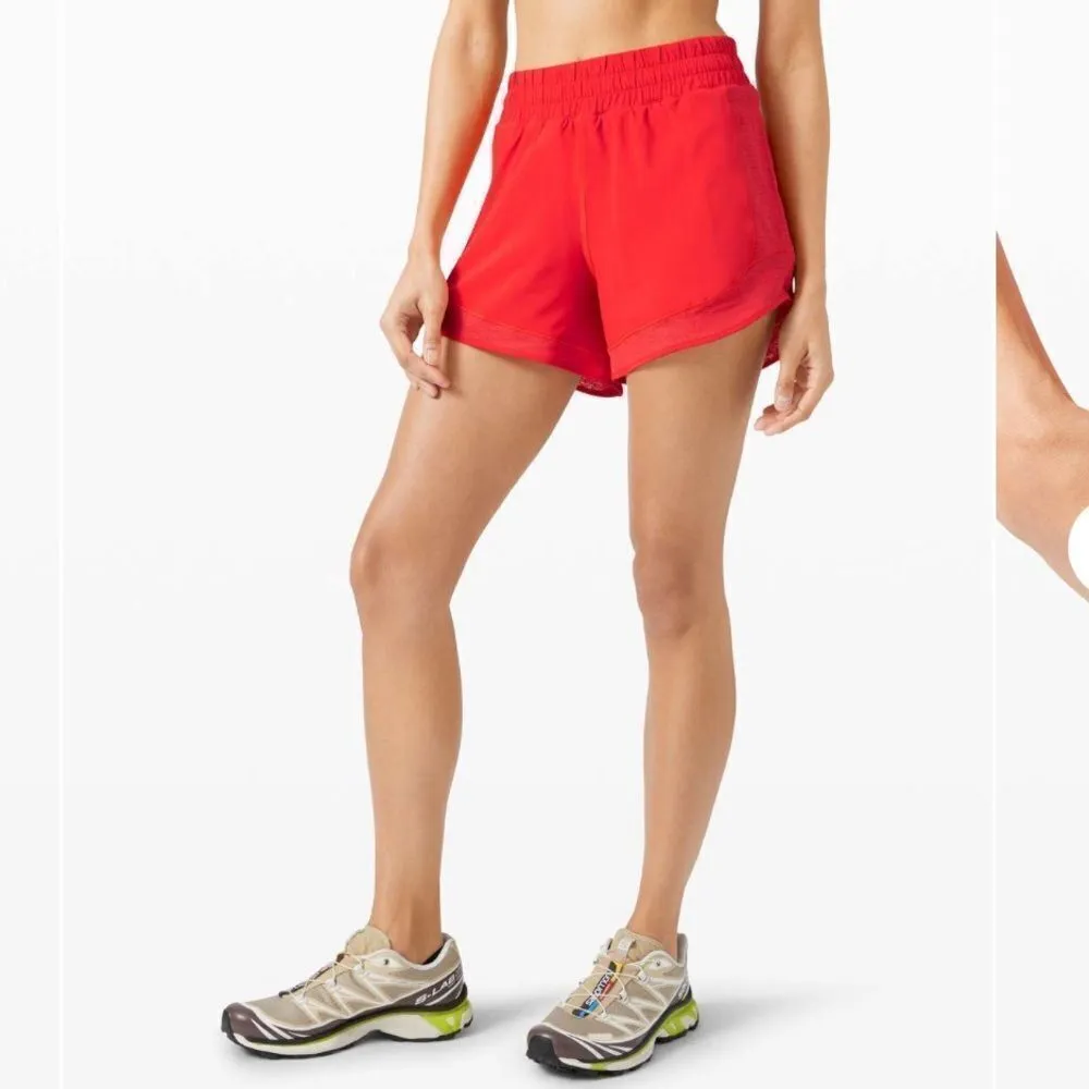 Lululemon Hotty Hot High Rise Short 4" *Mesh
Carnation Red RARE! - Image 2