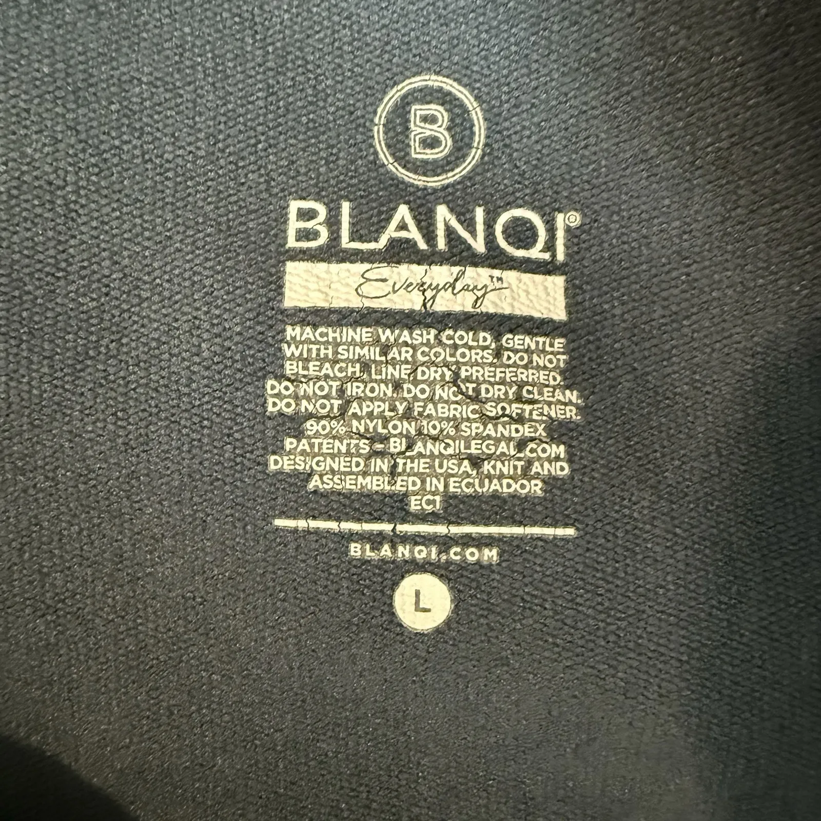 Blanqi Everyday Maternity‎ Belly Support Leggings Womens Large Blue Gray Pull On Size undefined - Image 4