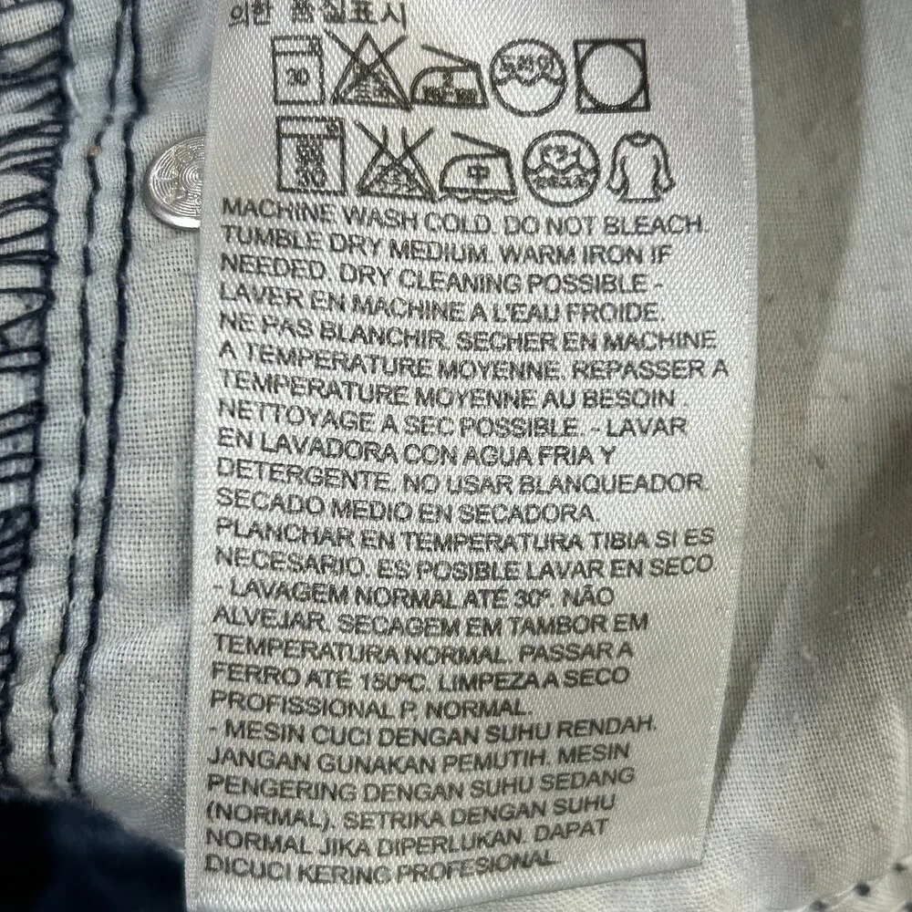 Levis 529 Jeans Women 12S 31x30 (Actual 33 x 28.5) Blue Curvy Boot Cut Jean READ - Image 11