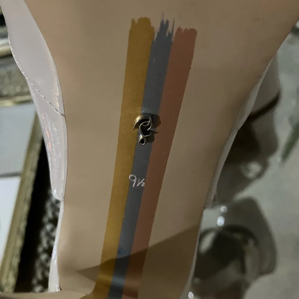 Sam Edelman Cream Block Heel JILDIE SLINGBACK MARY JANE PUMP Size 9.5 - Image 9