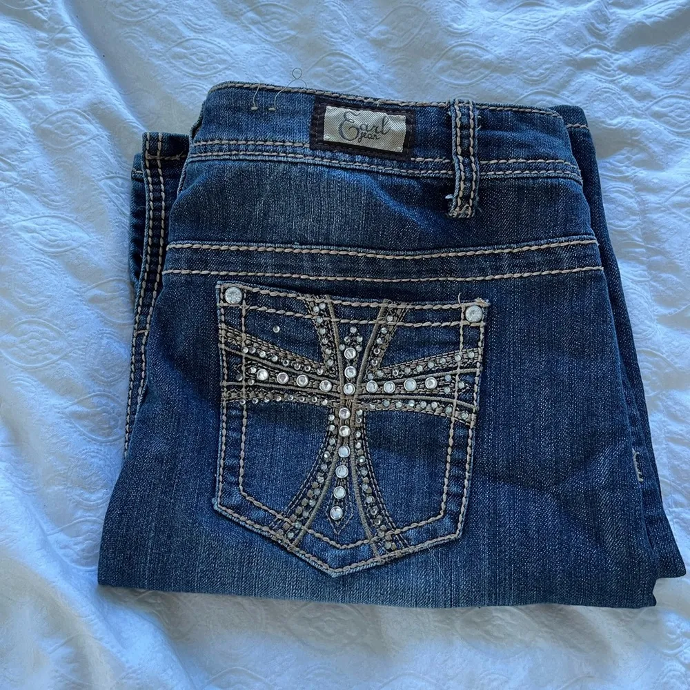 Jean skirt earl jeans Blue Size 12 - Image 7