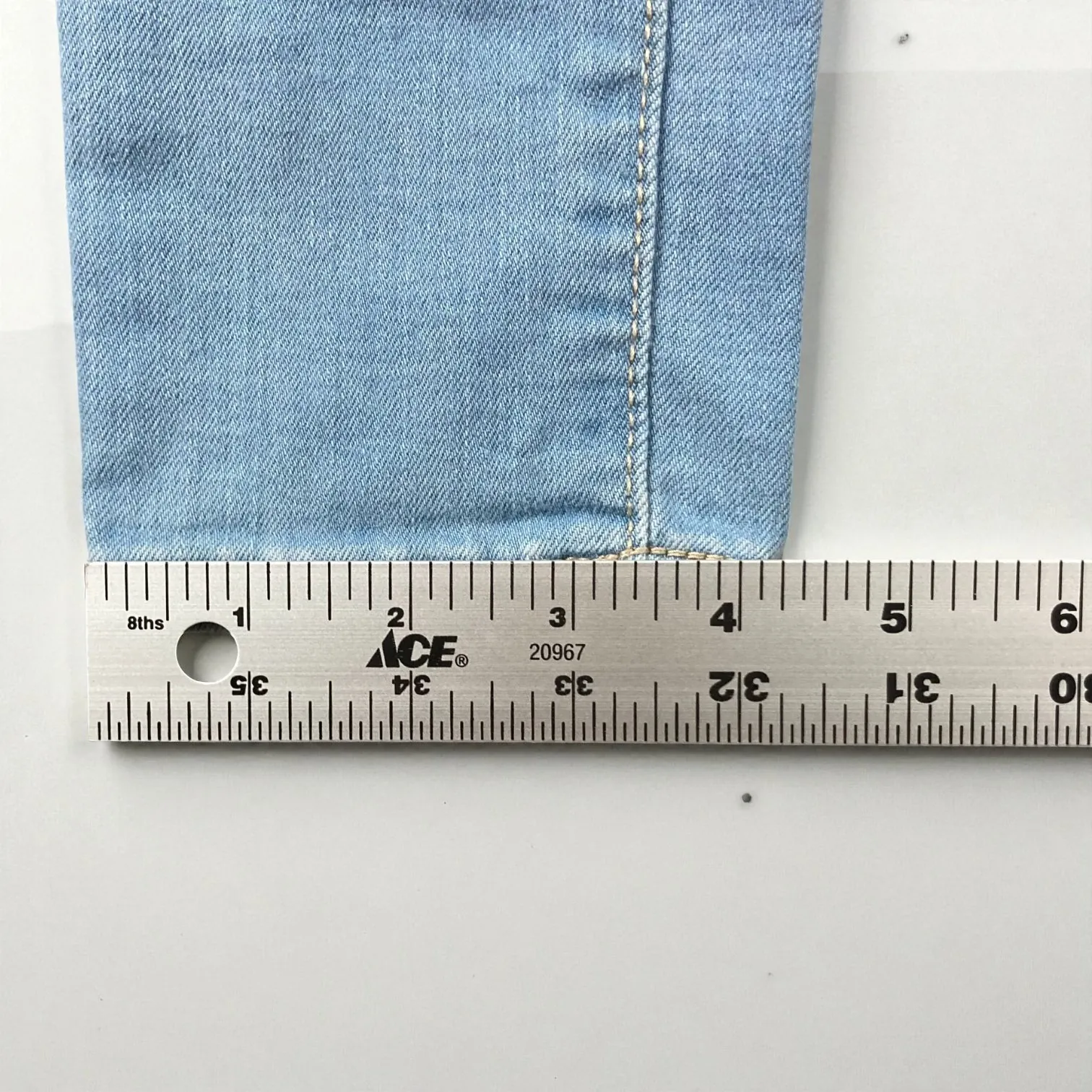 Old Navy Women's Rockstar Jeans Super Skinny Light Blue High Rise Size 0 Reg - Image 5