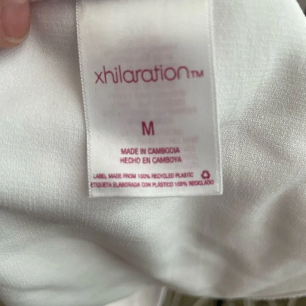 Xhilaration High Rise Side Ties White Bikini Medium - Image 12