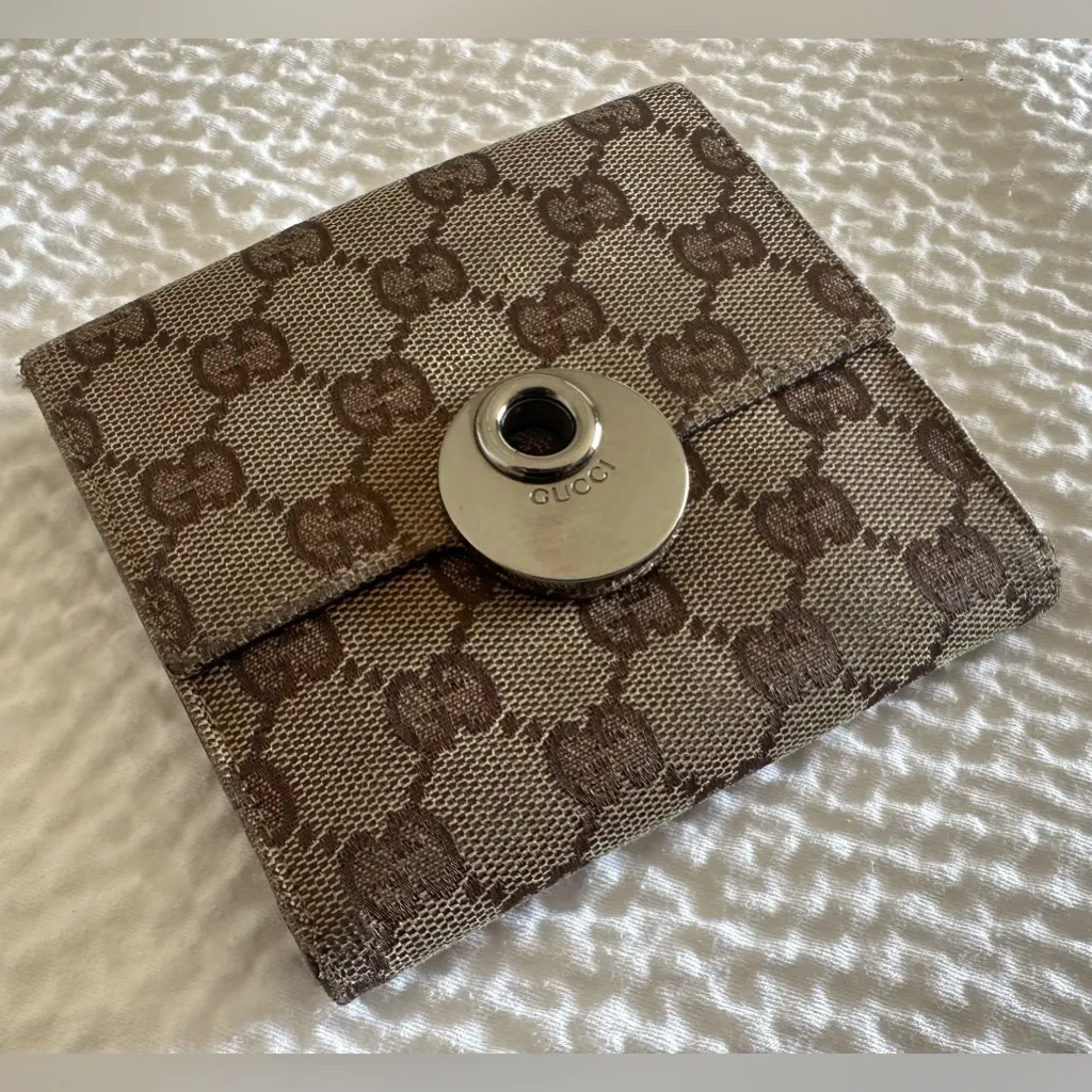 Gucci  Jacquard GG  Logo‎ Bifold Wallet - Image 7