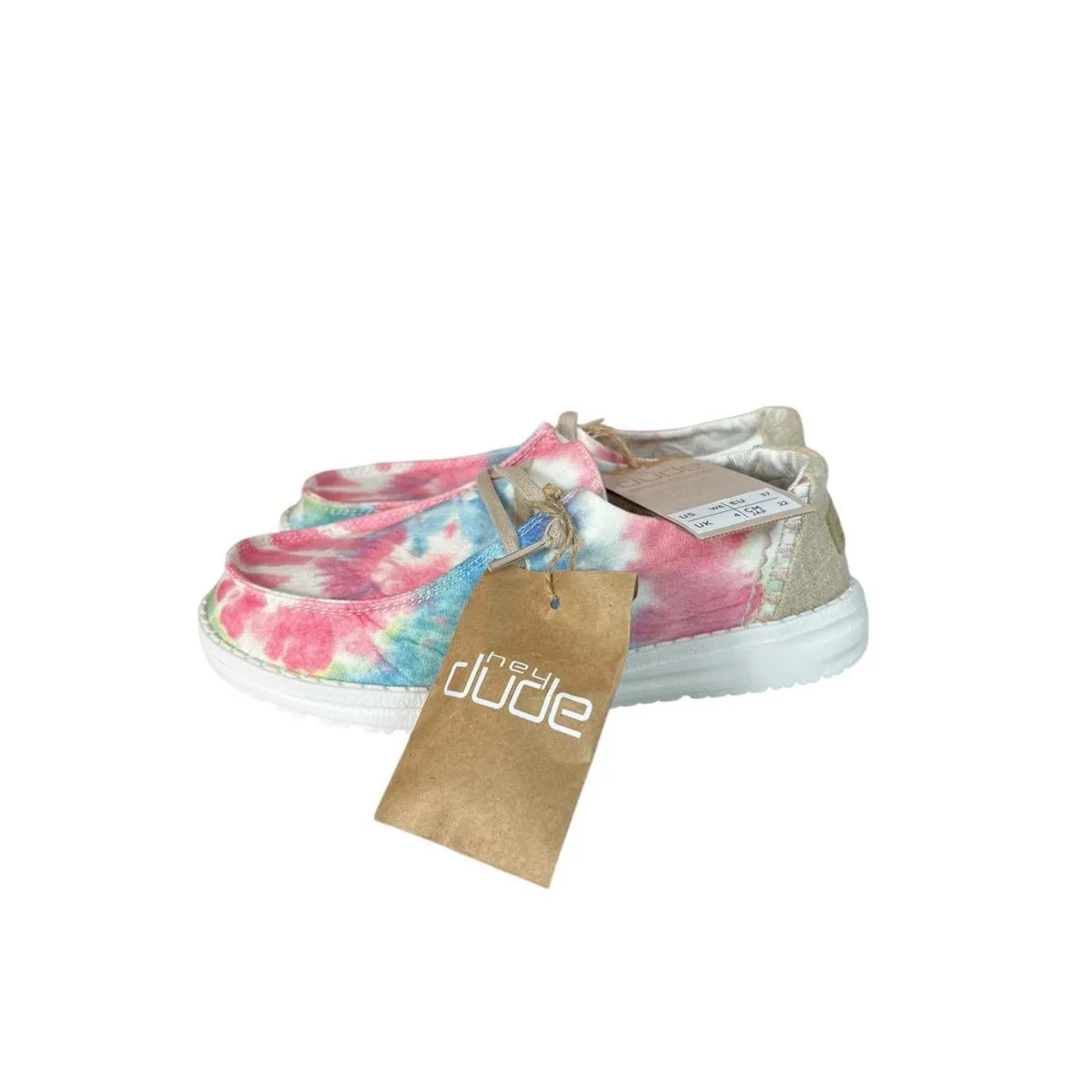 Women's Hey Dude Wendy Boho Mandala Tie Dye Shoes  121419863 Size 6 New W/Tags - Image 2