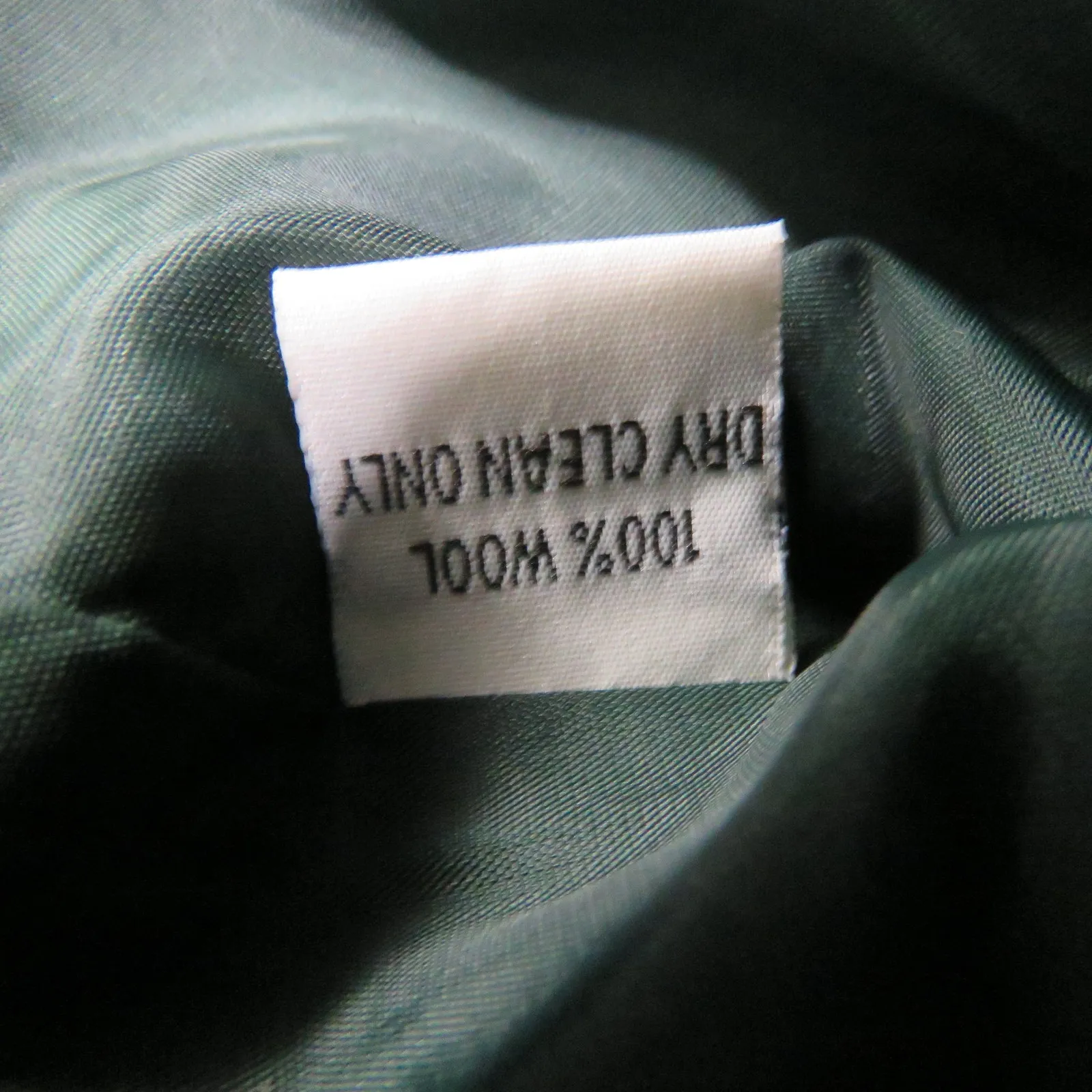 1990s Vintage Talbots Emerald Green Blazer Jacker Size 8 Medium - Image 4